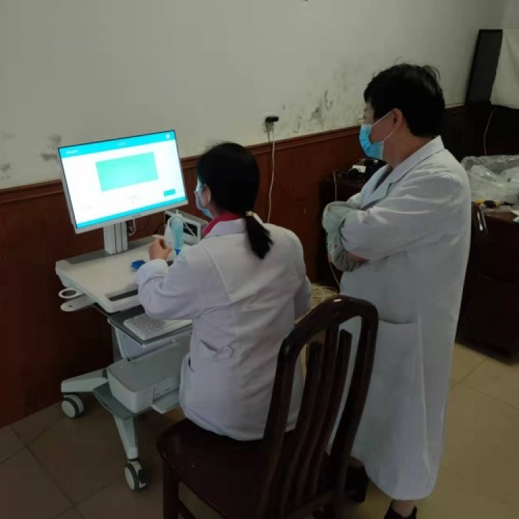 信陽市羊山新區某社區衛生服務中心采購科進品牌超聲骨密度儀產品